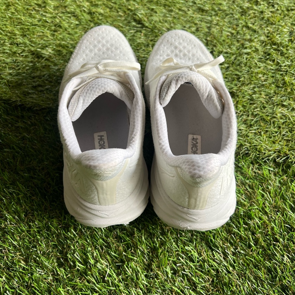 Hoka All-White Athletic Sneakers - Picture 9 of 12
